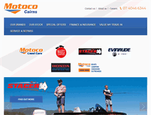 Tablet Screenshot of motoco.com.au